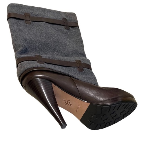 Cole Haan Kennedy Nike Air Leather Wool Mini Platform Knee-High - Picture 7 of 11
